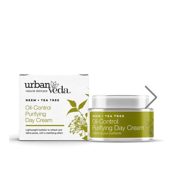 URBAN VEDA Other - Urban Veda Neem + Tea Tree Oil-Control Purifying Day Cream — Green